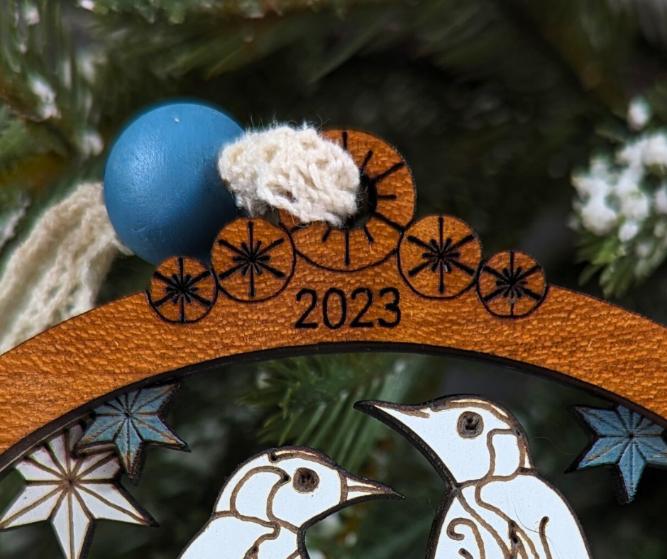 Wild Animal Ornaments - Snowy Hare