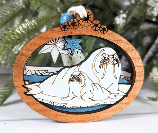 Wild Animal Ornaments - Walrus