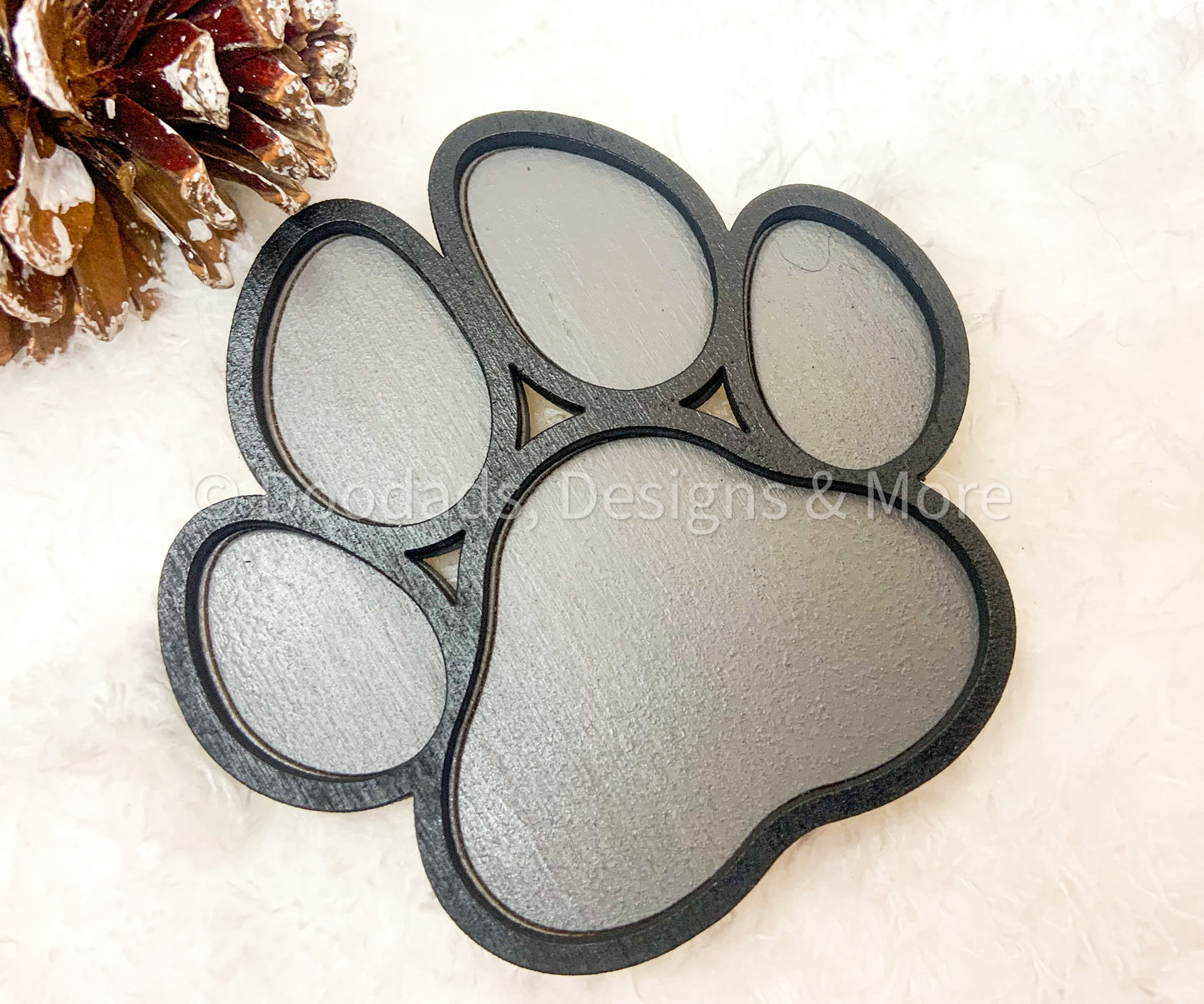 Personalized Paw Print Ornament