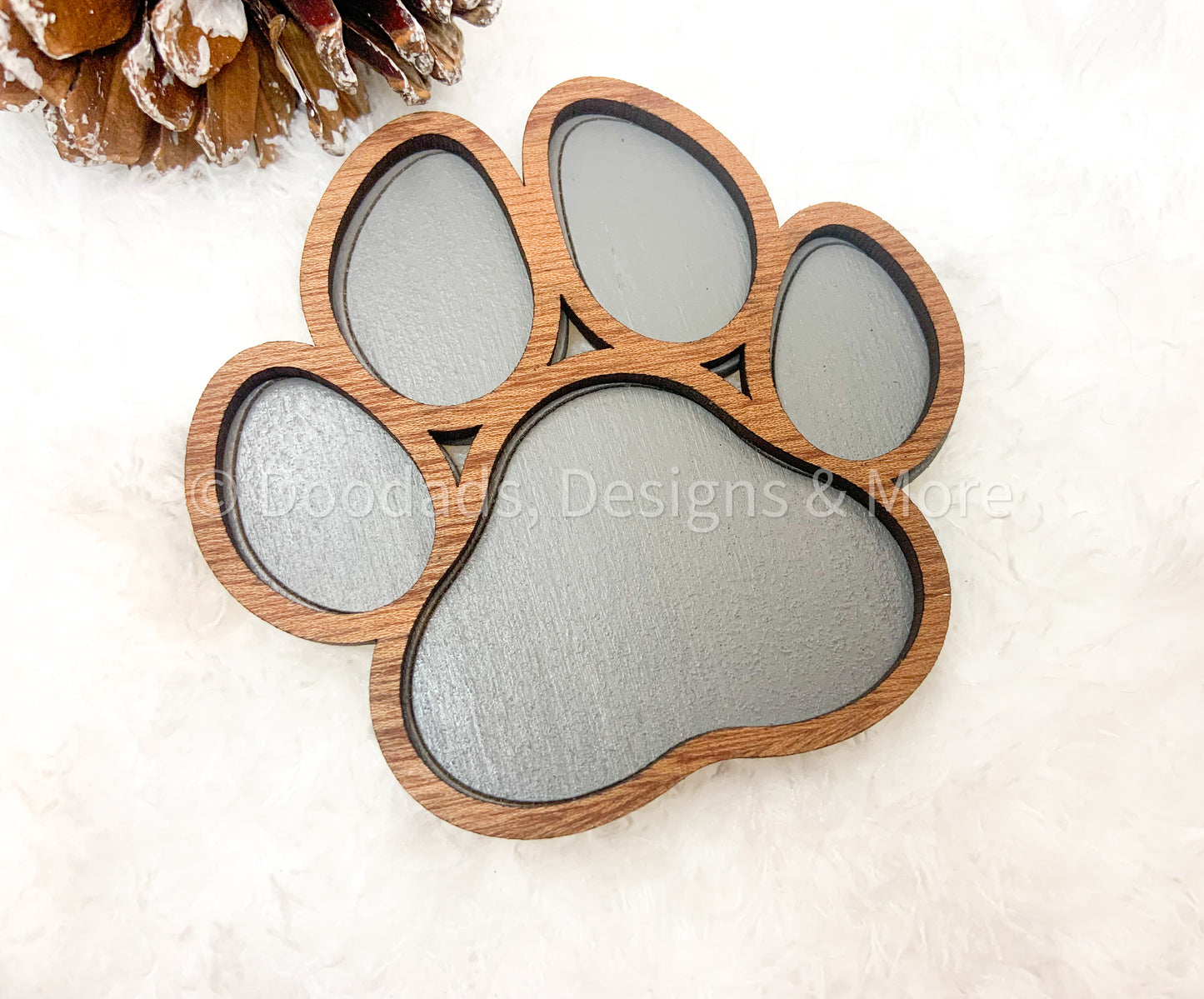 Personalized Paw Print Ornament