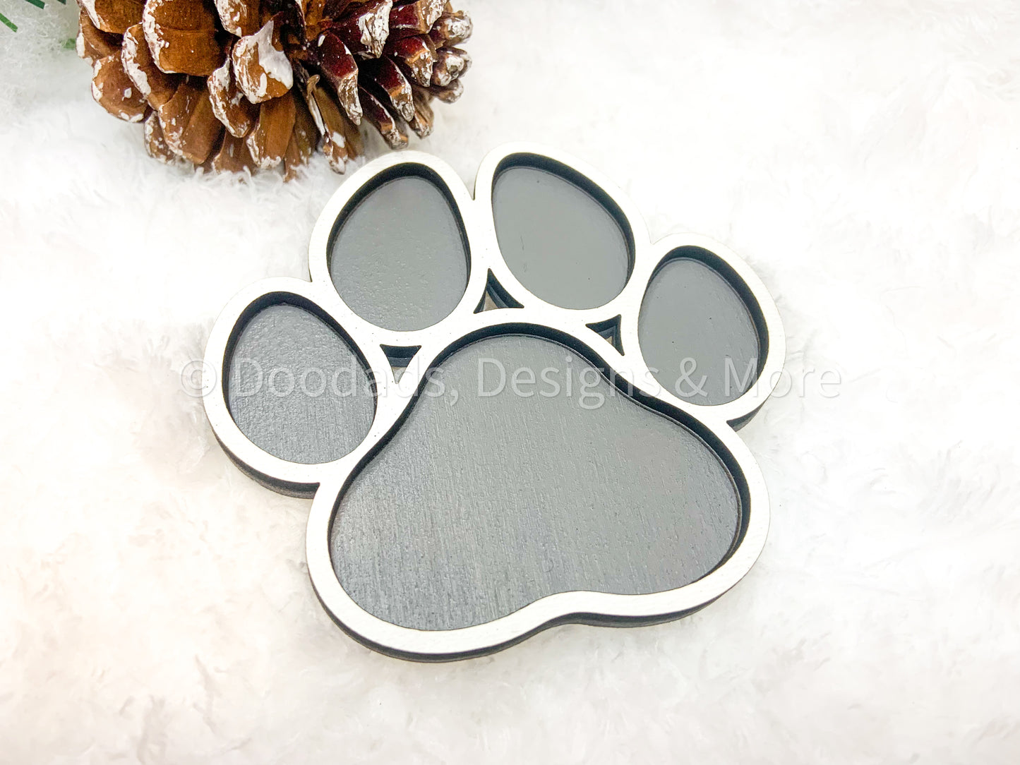 Personalized Paw Print Ornament