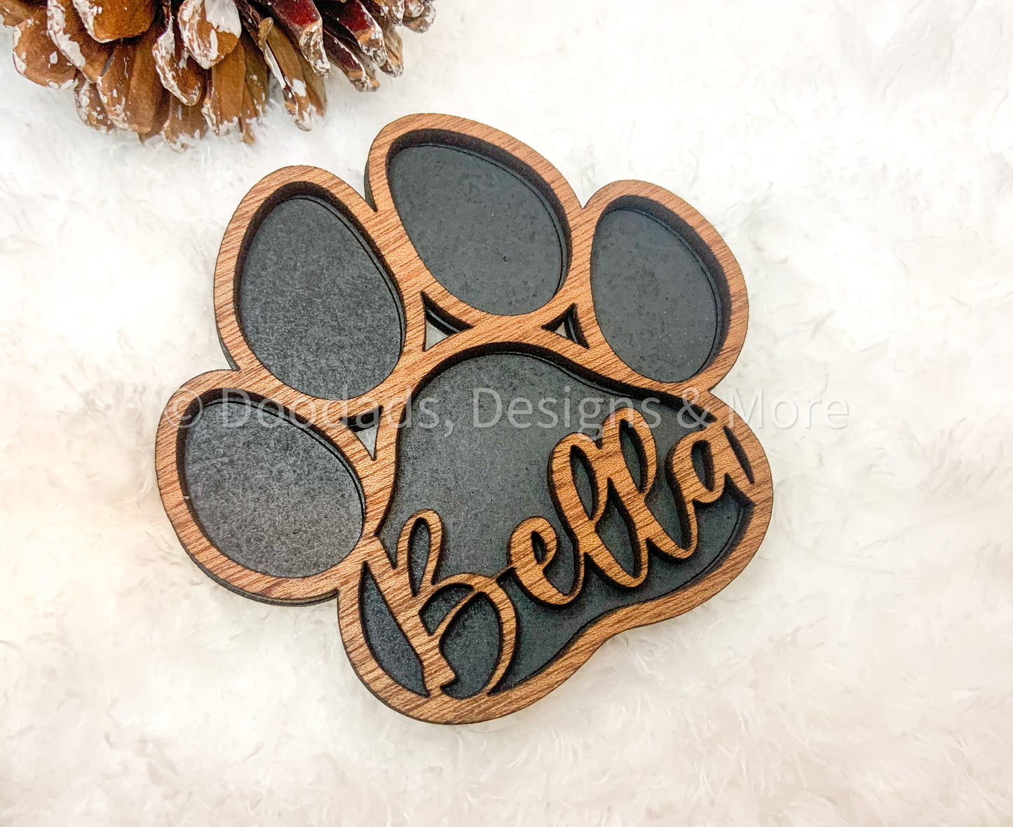 Personalized Paw Print Ornament